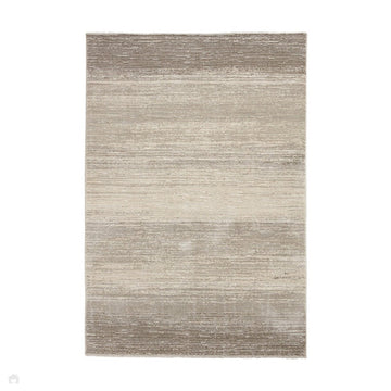 Geneva 62786 Modern Plain Tonal Stripe Textured Soft-Touch High-Density Grey/Beige/Cream Rug-Think Rugs-Rug Love - The Most Loved Rug Store
